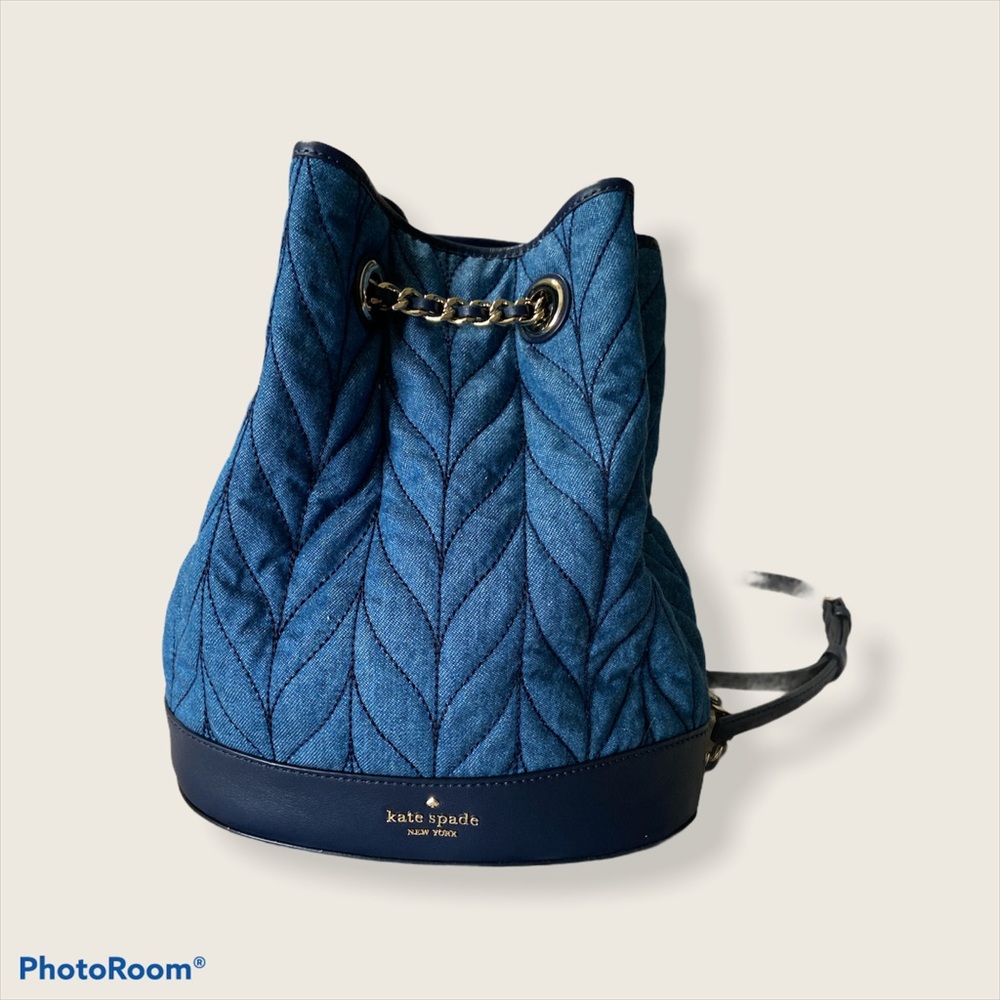 Kate Spade Quilted Jean Bucket Backpack